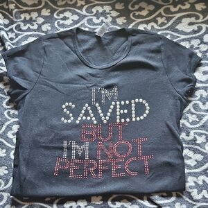 Black Graphic Women's Top